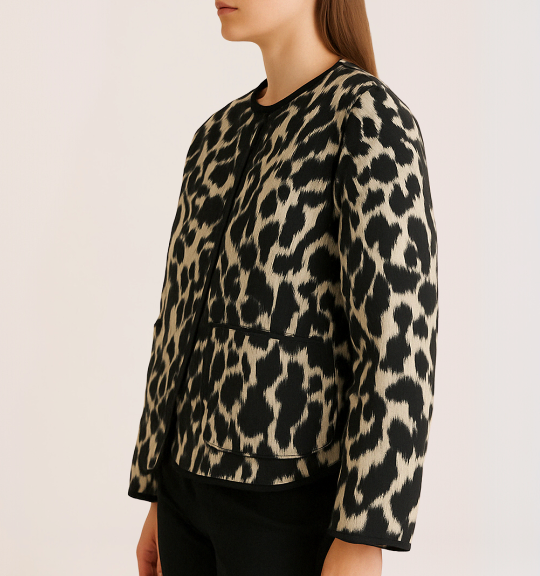 Graphic Quilted Jacket