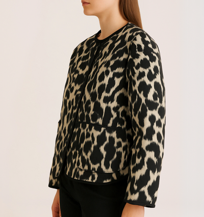 Graphic Quilted Jacket