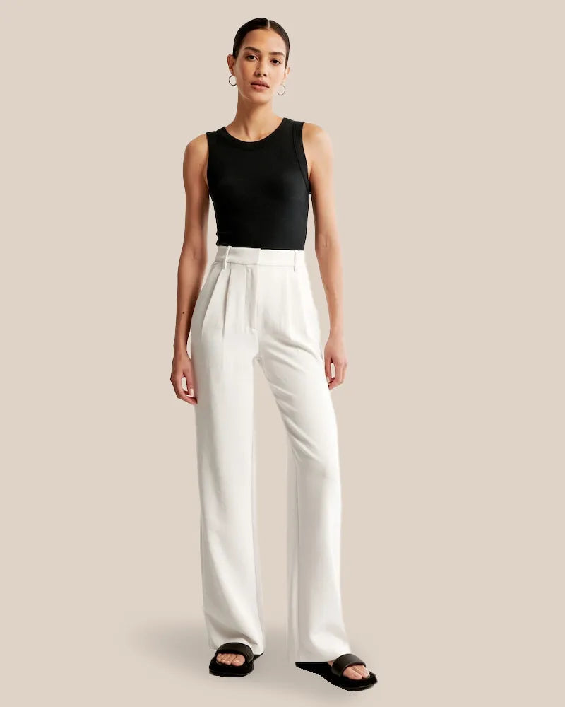 Lumyre's Wide Leg Tailored Trousers