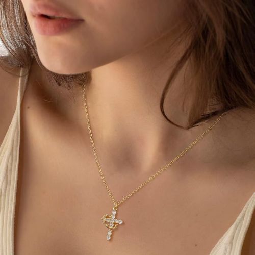 The Eternal Cross & Crown Pendant