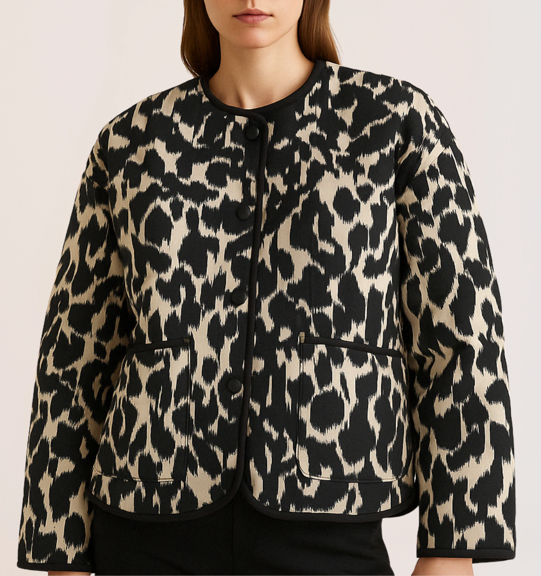 Graphic Quilted Jacket