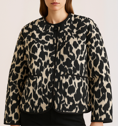 Graphic Quilted Jacket