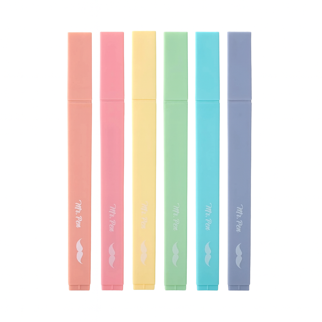 Pastel Highlighters 6 Pack