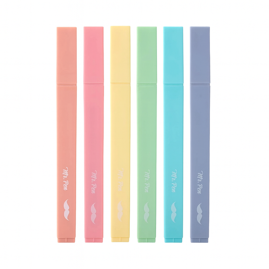 Pastel Highlighters 6 Pack