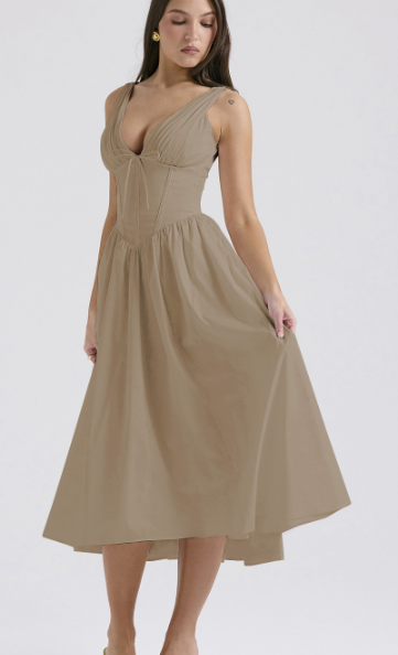Plunge Corset Sundress