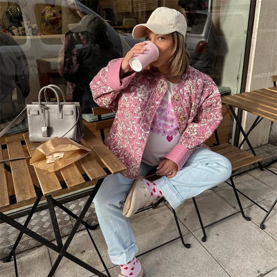 Floral Quilted Jacket