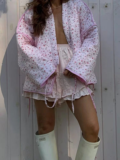 Ditsy Floral Quilted Jacket