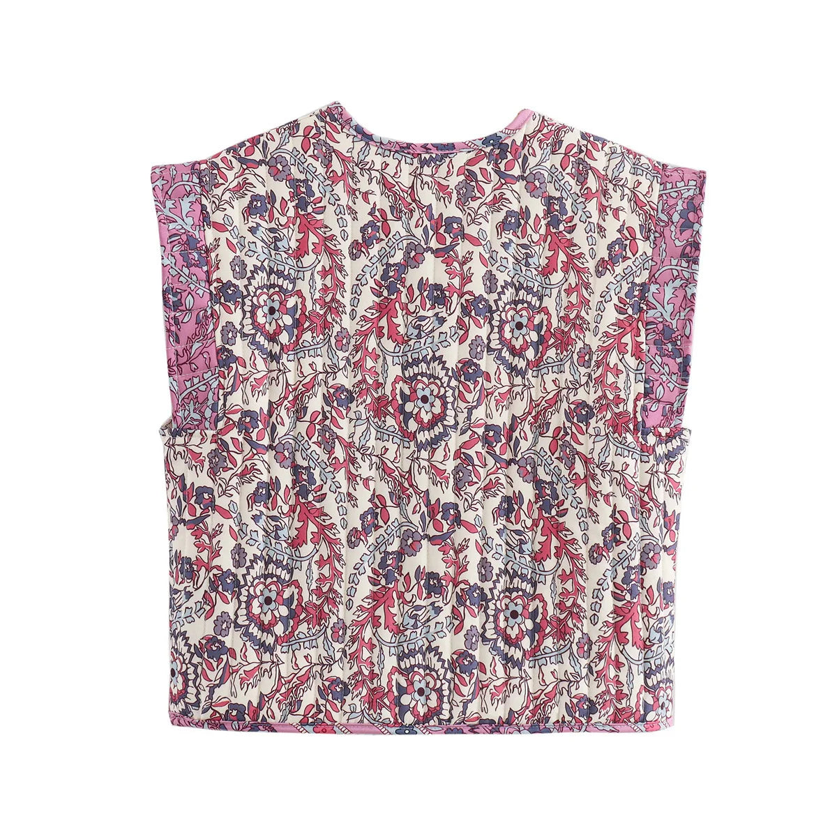 Floral Quilted Gilet