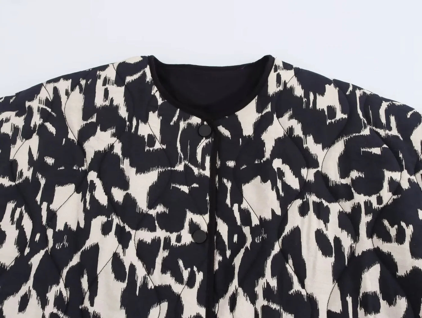Graphic Quilted Jacket