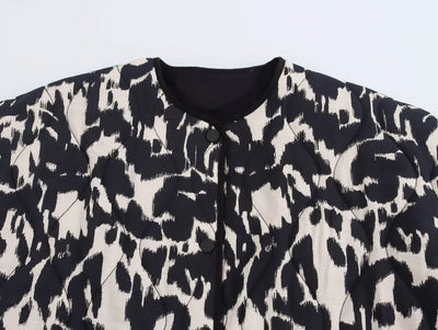 Graphic Quilted Jacket