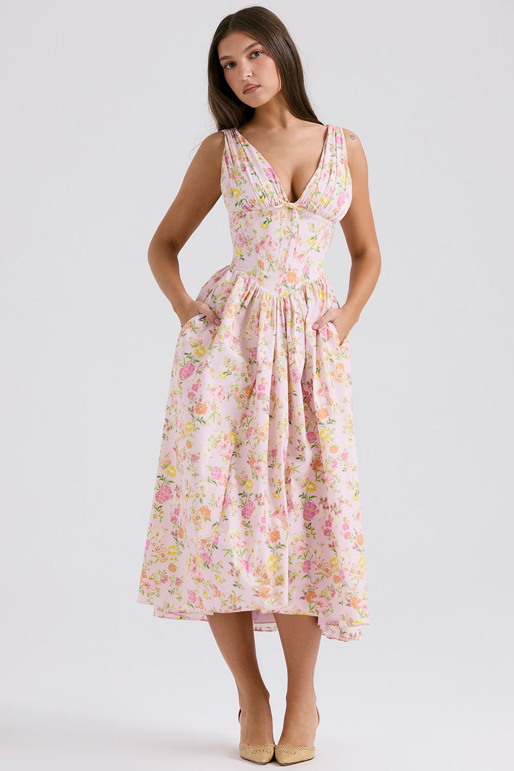 Plunge Corset Sundress