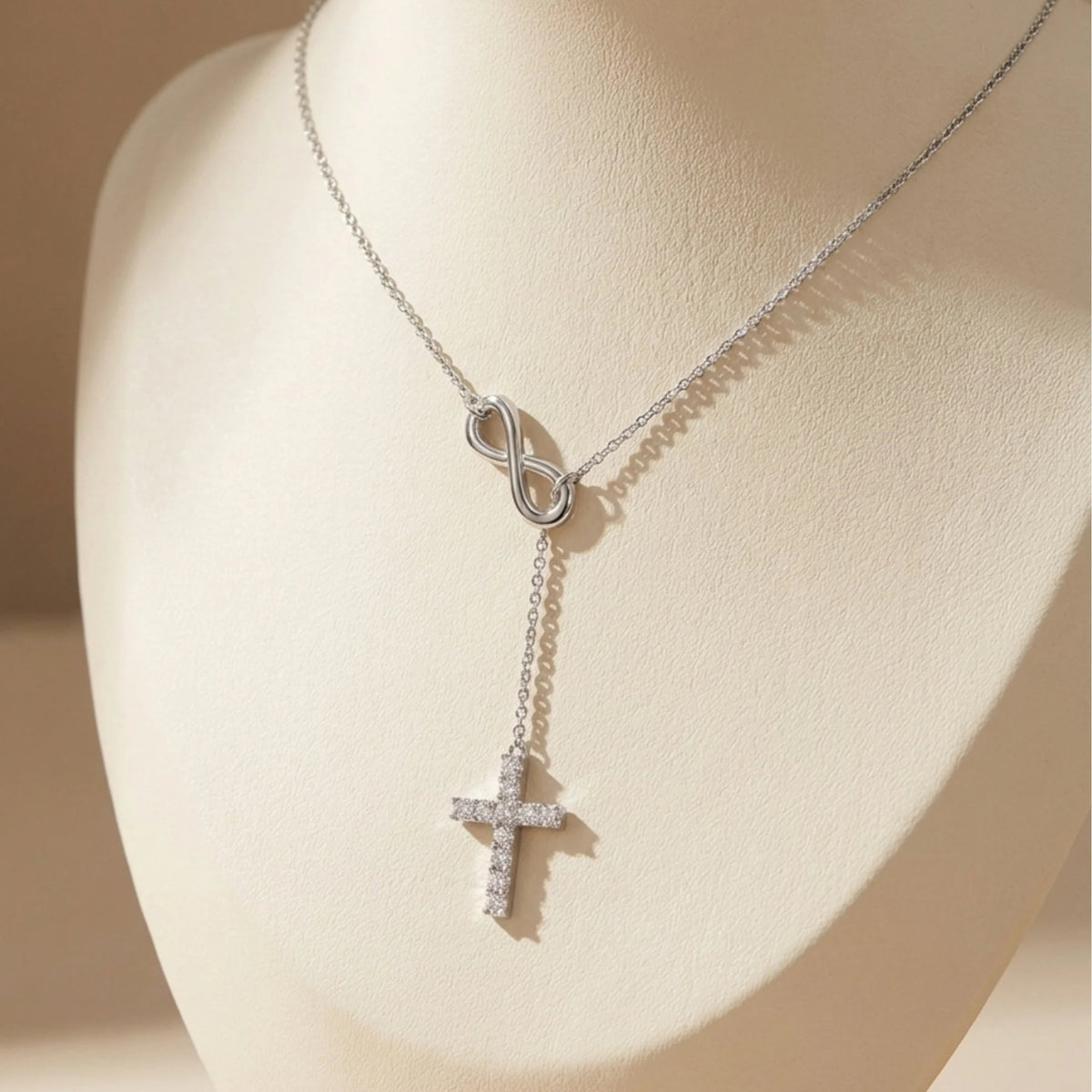 Stone Infinity Pendant